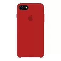 Силиконовый чехол Apple Silicone Case Red для iPhone 7/8 (копия)